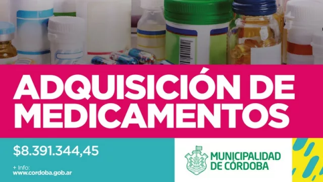 La Municipalidad licita la adquisición de medicamentos