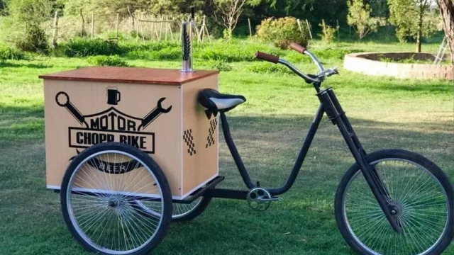 La combinación menos pensada: desde Deán Funes llega “Chopp Bike” (para bares y eventos)