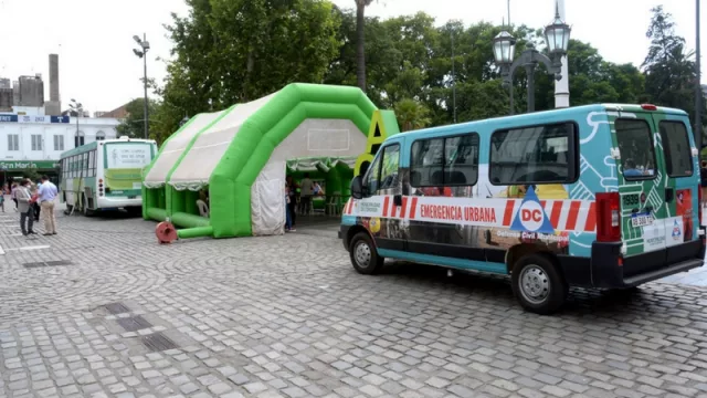 La Municipalidad realizó un operativo integral para personas en situación de calle