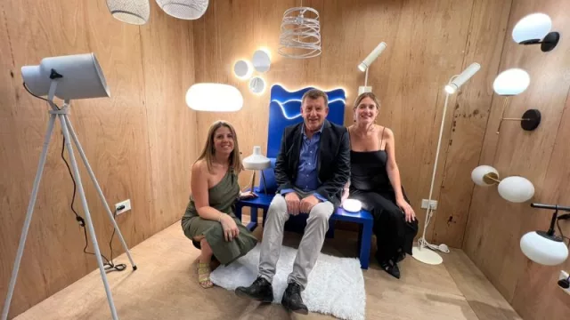 Natalia, Pedro y Franca Castoldi