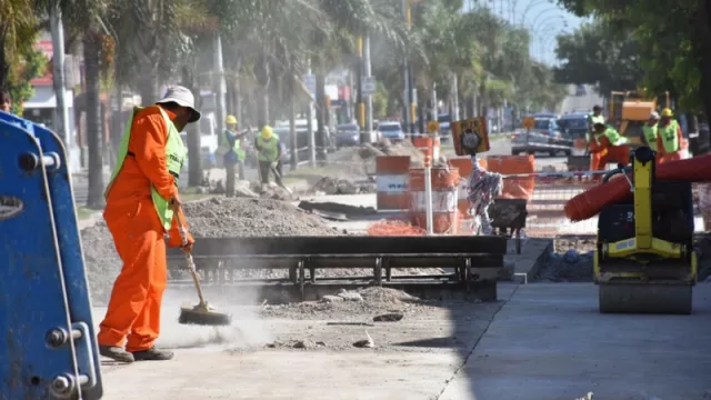 Mestre recorrió obras de rehabilitación de pavimentos en zona Sur