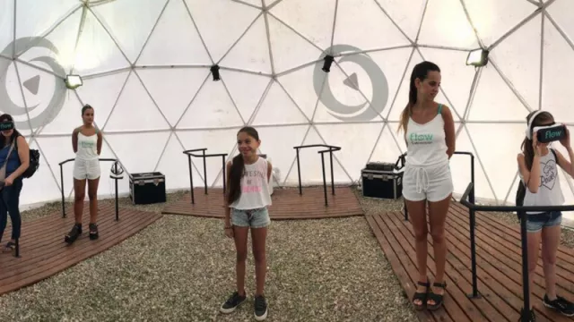 Carpa 360 y Realidad Virtual (la puesta de Flow en Carlos Paz)