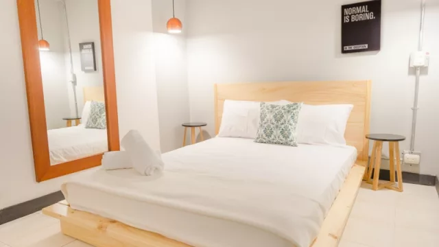 Una habitación de Selina en Medellín Colombia.