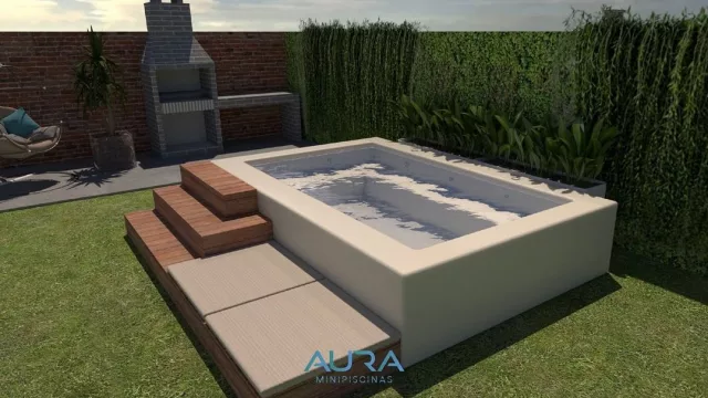 Entre una pileta grande (uff… qué fiaca mantenerla) y no tener nada (uff… qué calor): cómo tener una “mini piscina” en tu casa