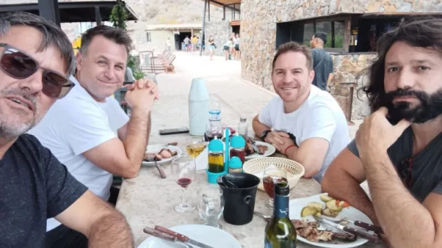 Emilio Bruno, David Valle, Martín Oliva y Germán Avendaño.