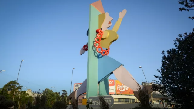 Con la acción se intervinieron distintos puntos icónicos de la ciudad