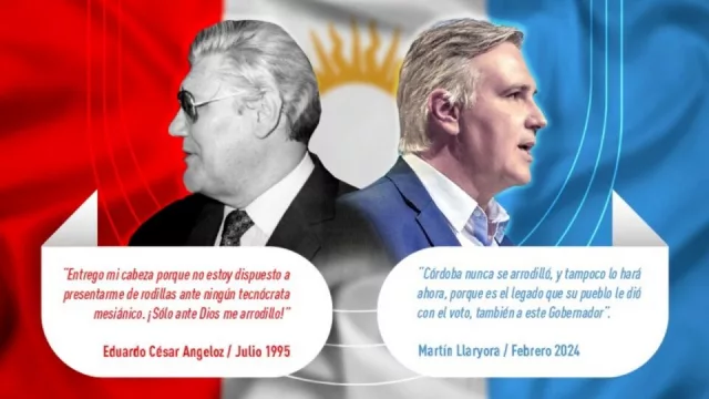 Le gustó las vidas paralelas de Angeloz y Llaryora