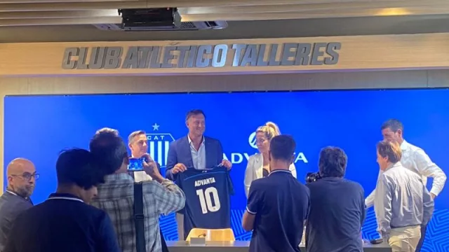 Mirá quién le cuida la espalda a Talleres (el nuevo sponsor llega junto con el primer alumno chino al campus)