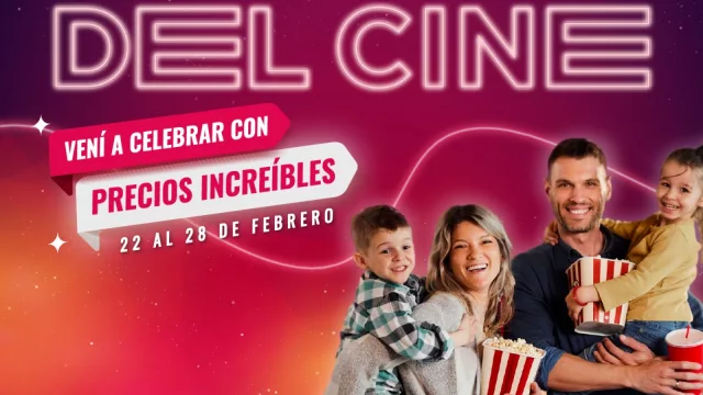 Prepará los pochoclos porque llega la 3era. Fiesta del Cine (del 22 al 28 de febrero en los principales cines del país)