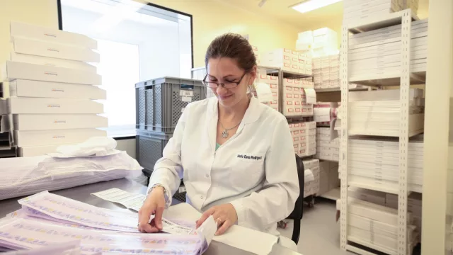 El área de packaging de la compañía cuenta con un importante sistema de trazabilidad.