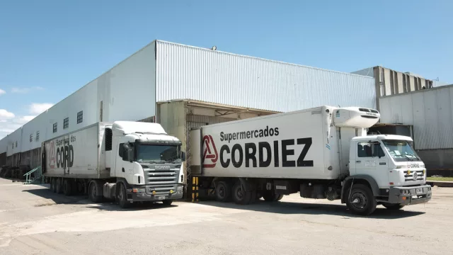 Cordiez cuenta con una flota propia para distribuir la mercadería.