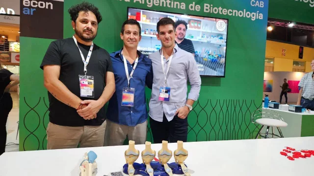 Diego croci, Gaston Topol, Franco Cescotti. Cofundadores de Dharma Bioscience