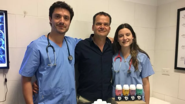 Pablo Pedace, Diego Granda y Montserrat Granda desarrolladores de LIQ.