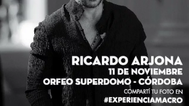 Banco Macro te invita a ver a Ricardo Arjona