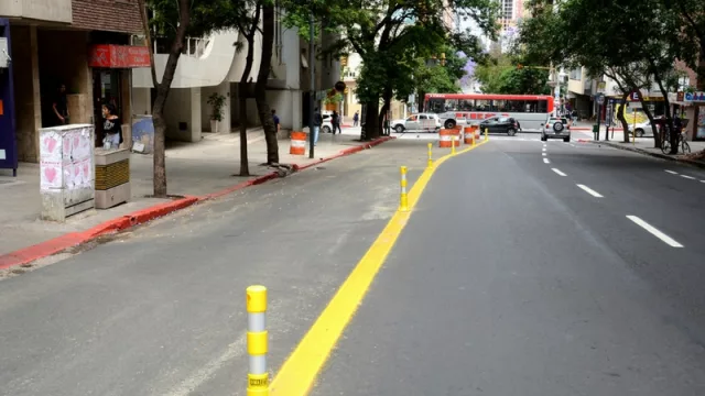 Nuevo pavimento, LED y novedades en la circulación de Estrada/Pueyrredón