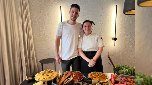 Gonzalo Olivero y Agostina Codes Saldívar, socios de La Despensa de Azur.