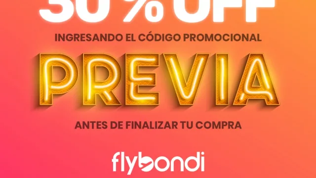 Vuela, vuela: Flybondi lanza 30% de descuento en todos sus vuelos (entre el 8 de abril al 30 de junio)