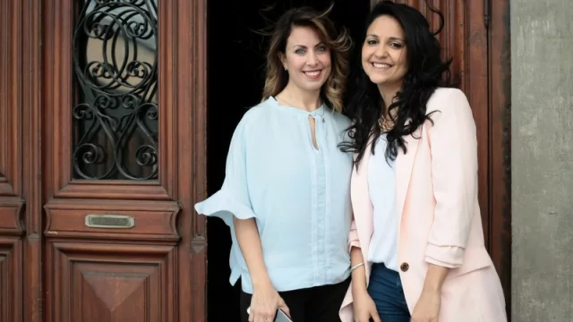 Evelyn Tucci y Marianela Russo del equipo comercial de InfoNegocios.