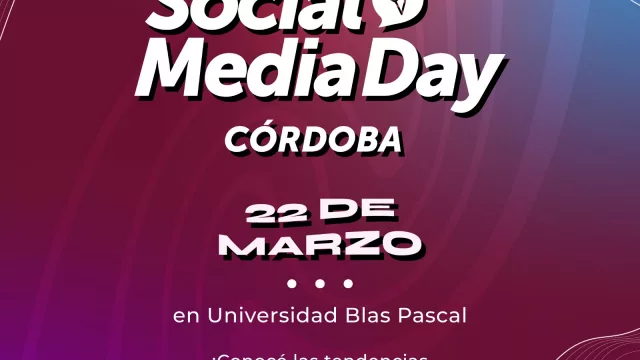 Cuenta regresiva para el Social Media Day Córdoba 2024 (Inteligencia Artificial, Streaming y Creatividad serán algunos de los ejes del encuentro)