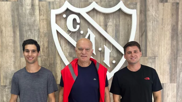 Gonzalo Busnadiego, Nestro Grindetti y Valentín Jaremtchuk.