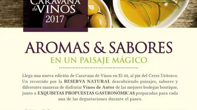 Llega una nueva edición de Caravana de Vinos en El 44 (al pie del Uritorco)
