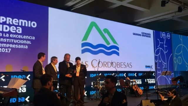 Aguas Cordobesas gana el Premio IDEA a la Excelencia Institucional Empresaria