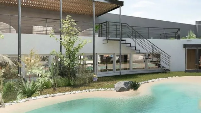 ¿Se puede tener una playa en un edificio? Grupo Canter lo hace en un desarrollo en B° Cofico