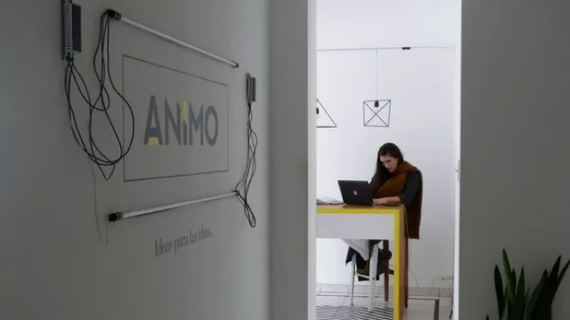 Concentración. Mariana Michelotti directora de producción de Ánimo