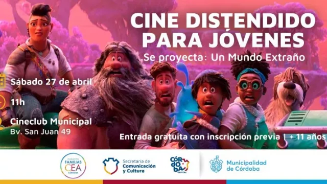 Vuelven las funciones de Cine Distendido para jóvenes en el Cineclub