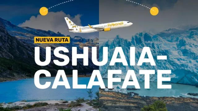 Del fin del mundo al Perito Moreno: Flybondi suma una ruta entre Ushuaia y Calafate (comenzará a operar el 2 de agosto)