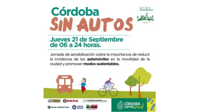 El 21 de septiembre la Municipalidad te invita a dejar el auto