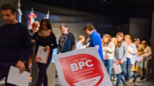 Buenas Prácticas Comerciales (BPC) en Río Cuarto: se entregaron más de 5 millones de pesos (como premio estímulo a los comerciantes)