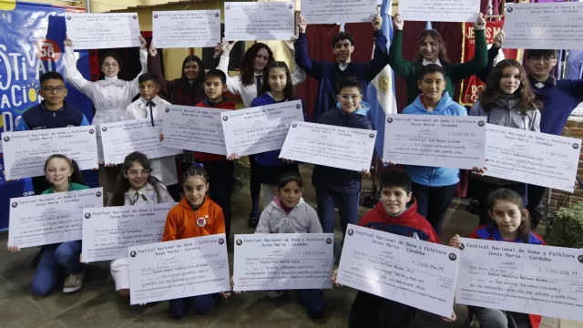 El Festival de Jesús María repartió $ 132 millones a 20 escuelas y espera sumar $ 68 millones más (si lo aprueba la comisión)