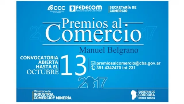 Inscripciones abiertas a los Premios Día del Comercio de Córdoba