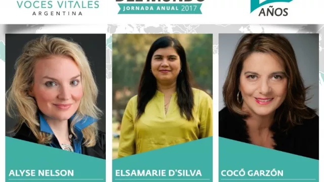 Atención mujeres: el lunes llega el evento anual de Voces Vitales a Córdoba (¿te lo vas a perder?)