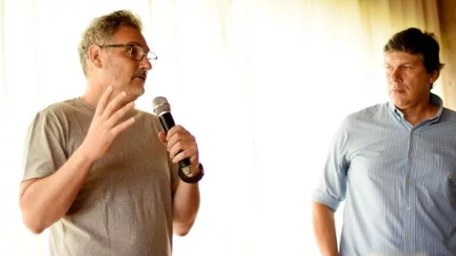 Juan Santiago, presidente de Incutex, y Walter Abrigo, director General de la company builder.