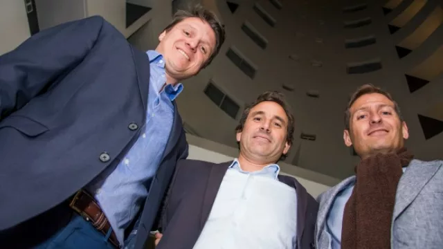 Los socios de GALP Inversiones, de izq a derecha: Pablo Cmet, Lucas Zunino, Ariel Bourguet.