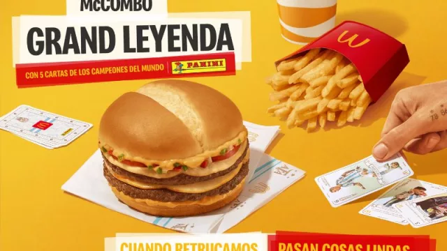 ¡Mmm, qué sabor a campeón! McDonald's presenta su nueva hamburguesa “Grand Leyenda” (con sabores bien argentinos)