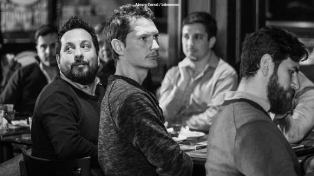 Gaspar Petrini (Brokers), Daniel Cortinovis (Piña Creativa) y Fernando Marco (Altamente Inflamable)