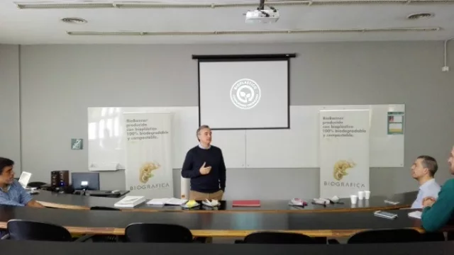 Diego Moyano presidente de Bio Plástico.