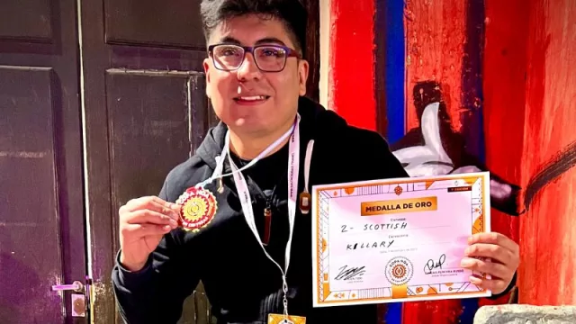 ¡Dale campeón! El mejor cervecero del país es de Cachi (Killary se trajo la medalla de oro en American Brown Ale)