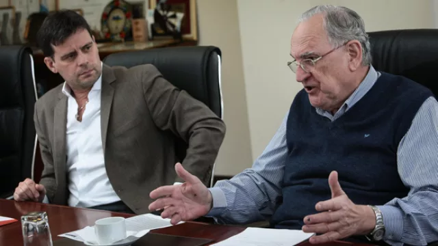 Sobrino y tío. Los Lambertini explicaron los próximos pasos de la compañía.