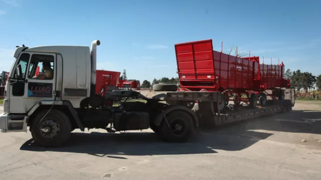 Desde Bell Ville salen las agromáquinas hacia todo el país.