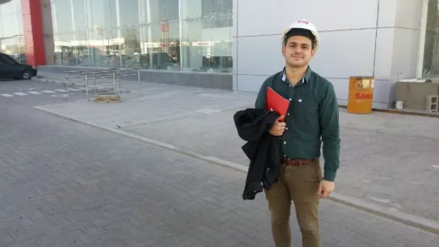 Augusto Morero, del área de Comunicación y RRII de la empresa, fue el anfitrión durante la recorrida.