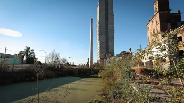  Así se ve hoy el predio de Antigua Cervecería.