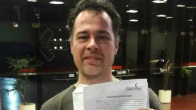 Rodrigo Parejo, uno de los vecinos que presentó una denuncia.