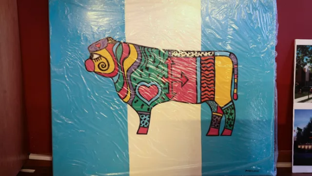 La caja donde se envían algunos cortes exclusivos al exterior es una verdadera obra de arte.