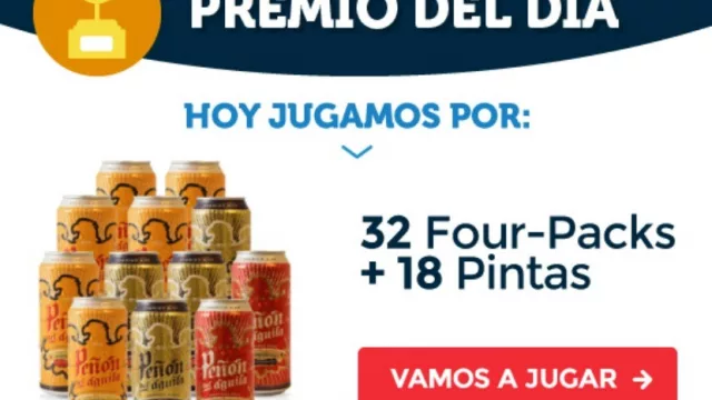 Con un súper pack de cervezas Peñón del Águila termina El Juego de las Marcas