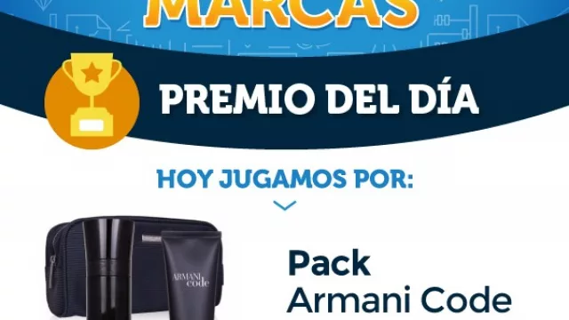 El Juego de las Marcas: hoy jugamos por un Pack Armani Code