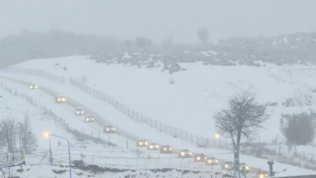 La nieve neuquina se mostró en Chile y Uruguay